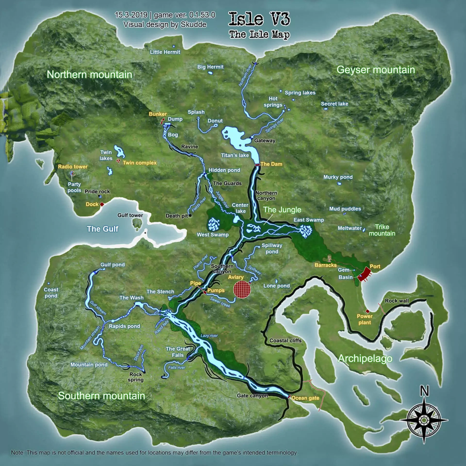 The Isle Legacy Isle V3 map